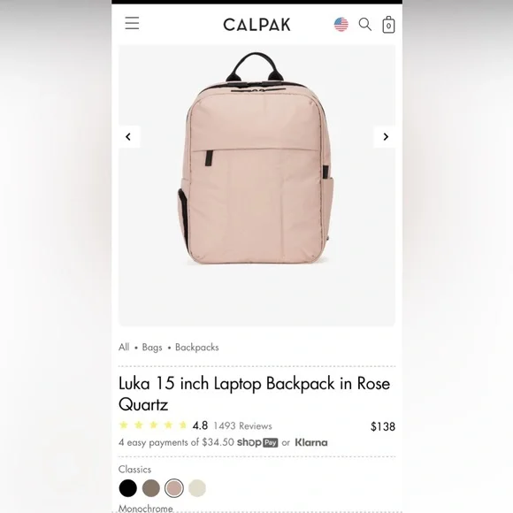 Calpak Luca Laptop Backpack - Picture 3 of 4